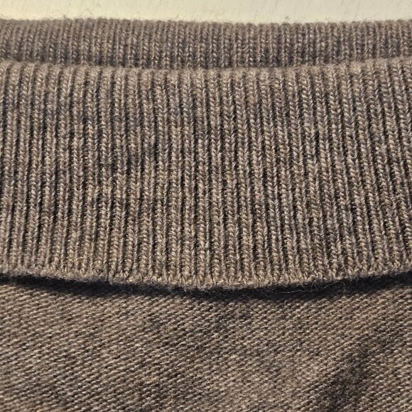 Free People Off Shoulder Sweater Dress Gray Med Cozy Quiet Luxury Dark Academia - Picture 11 of 15